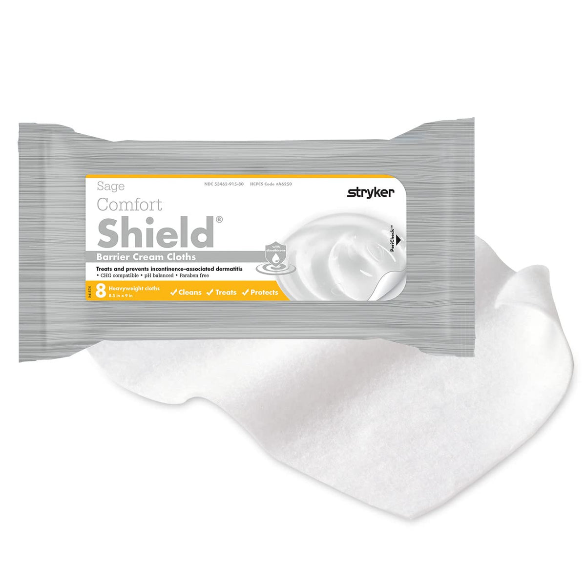 Comfort Shield Barrier Cream Cloths by Stryker