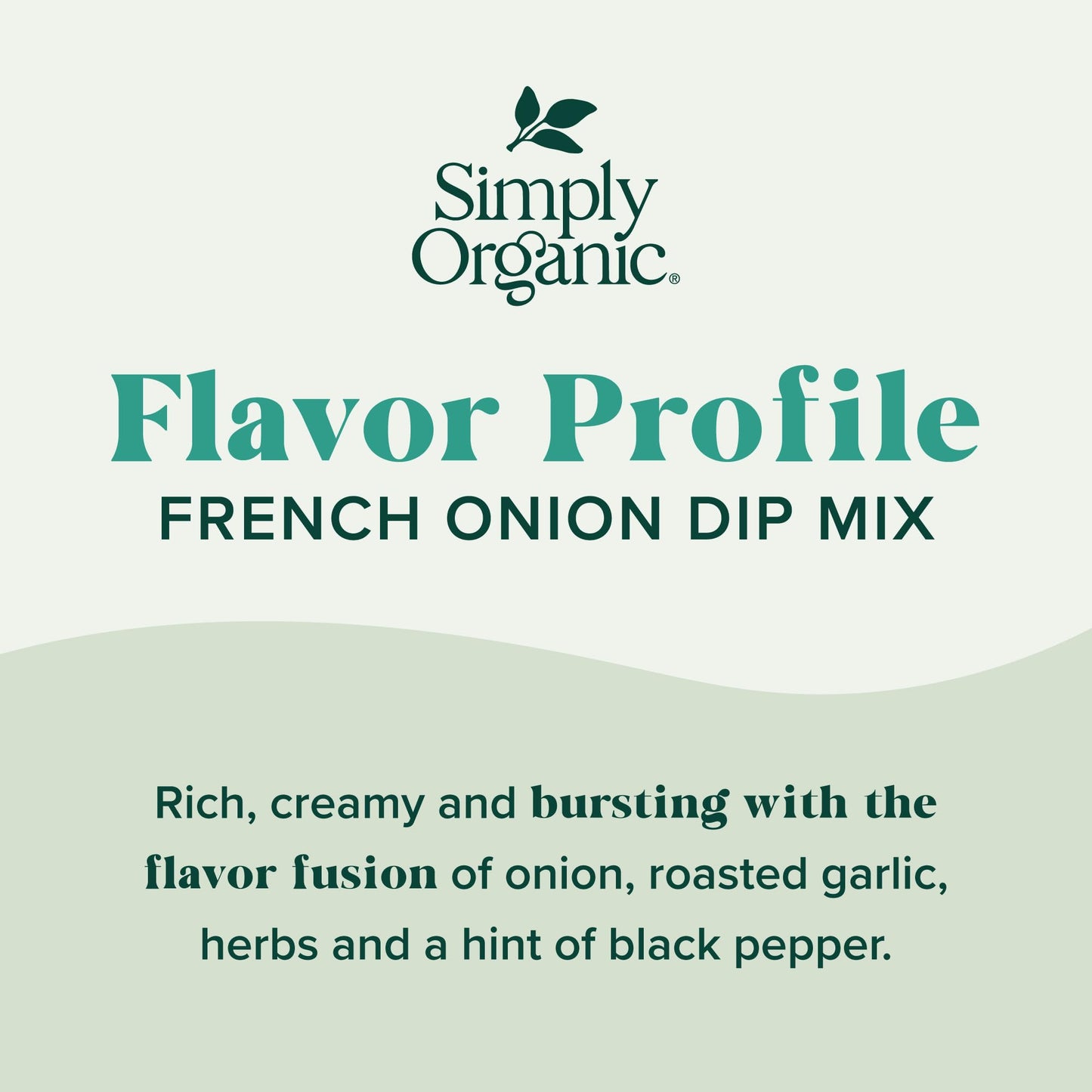 Simply Organic French Onion Dip, Certified Organic, Kosher, Mixes