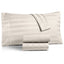 Charter Club Damask Stripe Queen 4 Pieces Sheet Set, 550 Thread Count Supima Cotton Ivory
