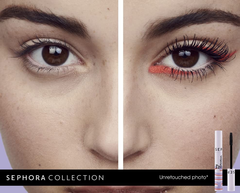 Sephora Collection Big By Definition Defining & Volumizing Mascara - Long-Wearing Mascara That Provides Fuller-Looking Lashes (2 PACK)