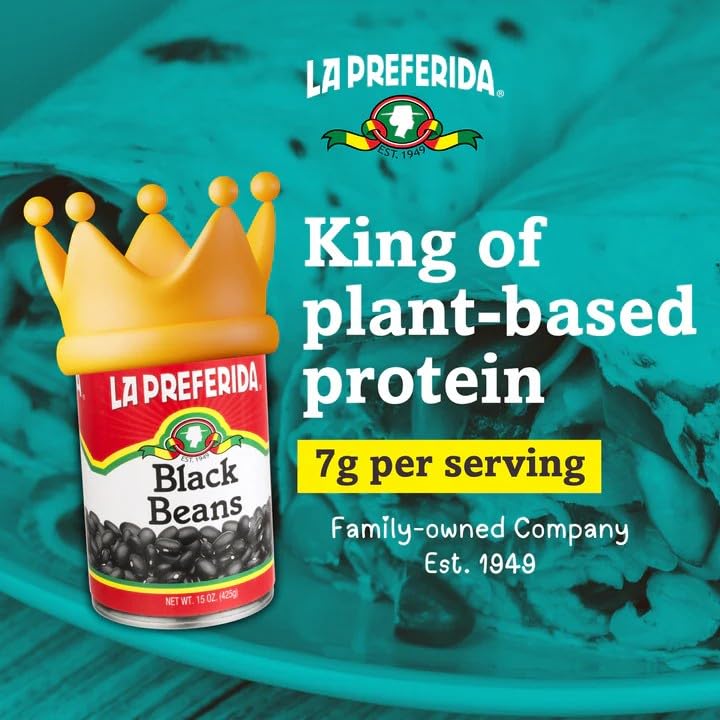 La Preferida Authentic Canned Black Beans, 15 Oz