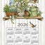 Kay Dee Designs 2026 Calendar Towel/Dishcloth