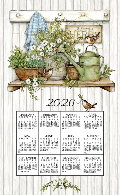 Kay Dee Designs 2026 Calendar Towel/Dishcloth