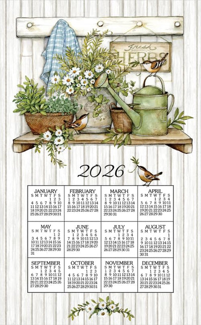 Kay Dee Designs 2026 Calendar Towel/Dishcloth