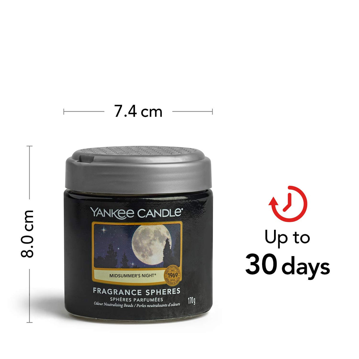Yankee Candle Fragrance Spheres Air Freshener, Midsummer's Night - 170g