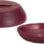 Cambro Bundle: 10 1/4" Low Profile Insulated Dome Plate Cover (MDSLD9487) Cranberry & 9-9/16 Thermal Pellet Underliner (MDSL9487) Cranberry