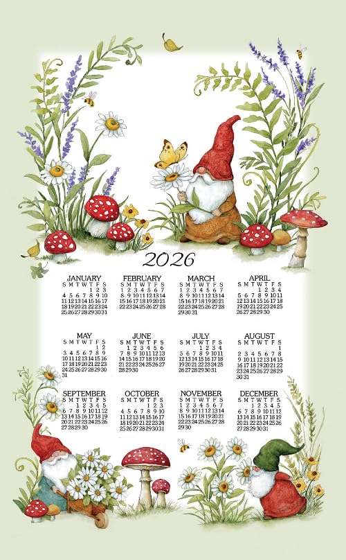 KAYDEE-CALENDTOWEL26-GNOMES-1PACK