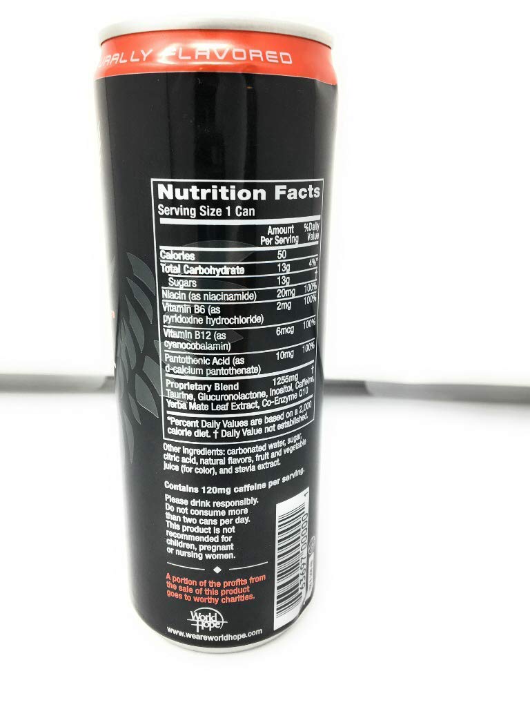 Angry Angel, Drink Energy Blackberry Lemon, 12 Fl Oz