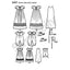 Simplicity Special Occasion Baby Clothing Sewing Pattern, Sizes XXS-M