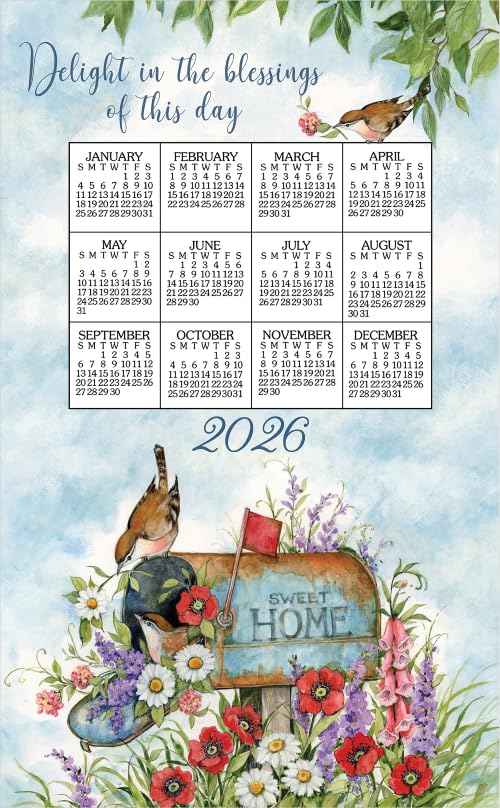 KAYDEE-CALENDTOWEL26-FLORALMAILBOX-1PACK