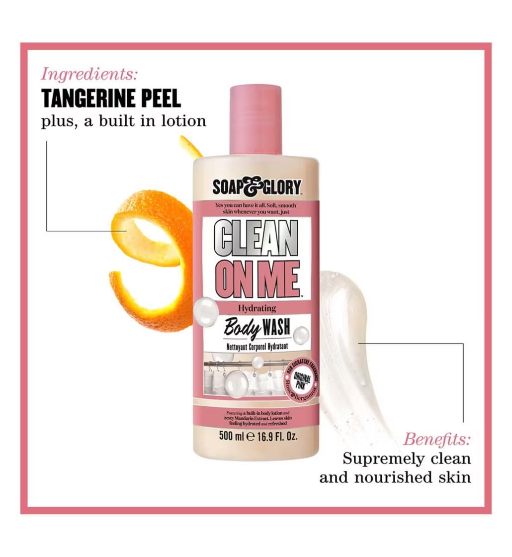 Soap And Glory Gel de Ducha Clean On Me 500 ml, (Pack of 1)