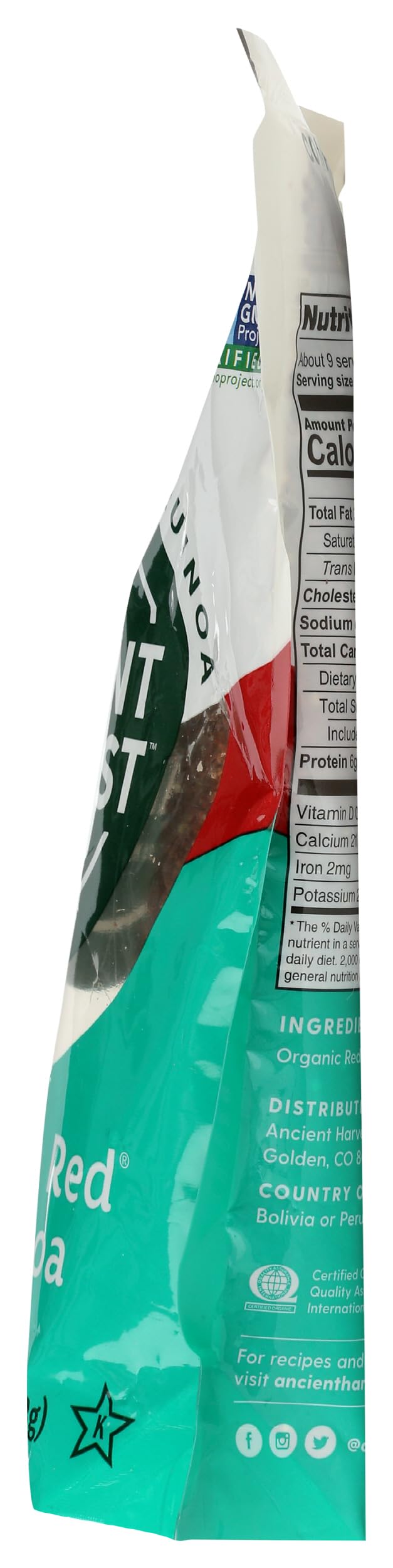 Ancient Harvest, Gluten Free Organic Quinoa, Inca Red, 12 Oz