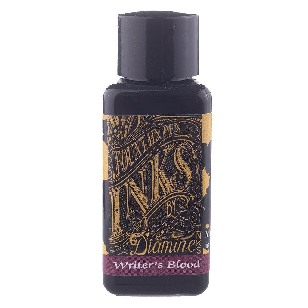 Diamine Fountain Pen Ink, Writer's Blood - 30ml