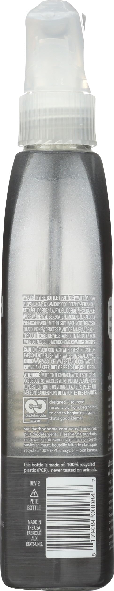 method Stainless Steel Cleaner + Polish Spray, Orchard Blossom, 12 oz