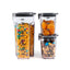 ProKeeper+ By Progressive International Clear Plastic Airtight Food Baker's Kitchen Storage Organization Container Canister Set with Magnetic Accessories