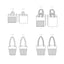 Simplicity S9517 Reusable Tote Bag Sewing Pattern, One Size