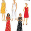 New Look N6866 Women's Dress Sewing Pattern, Neckline & Length Variations, Sizes S-XL