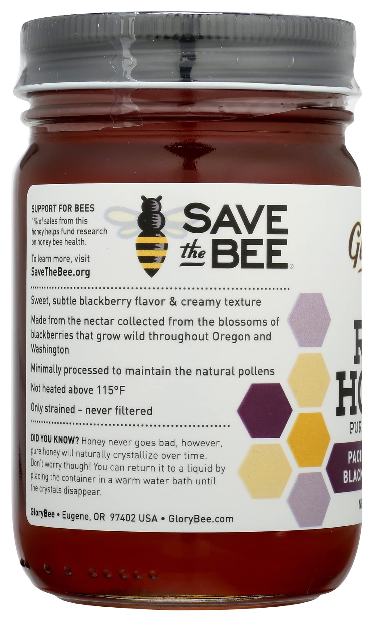 Raw Blueberry Blossom Honey
