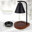 Candle Warmer Lamp with Timer, Dimmable Candle Warmer Lamp for Jar Candles, Electric Candle Warmer Auto Shutoff, Candle Warmer Lamp with 2 Bulbs for Scented Candles - Includes Free Wax Melt Dish