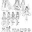 Simplicity S4719 Doll Clothes Sewing Pattern, Fancy Dresses, Bridal Gown & Casual Outfits for 11.5-Inch Fashion Dolls, One Size