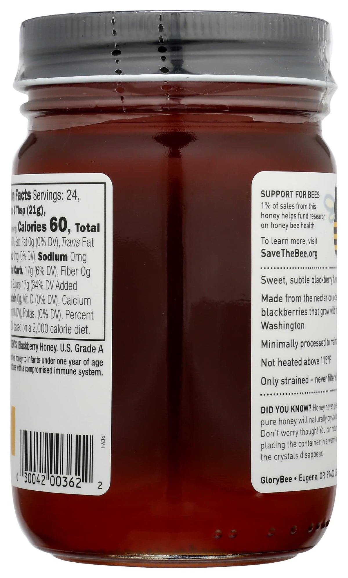 Raw Blueberry Blossom Honey