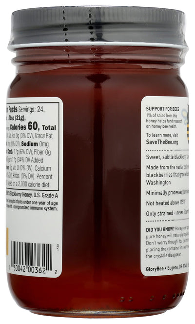 Raw Blueberry Blossom Honey