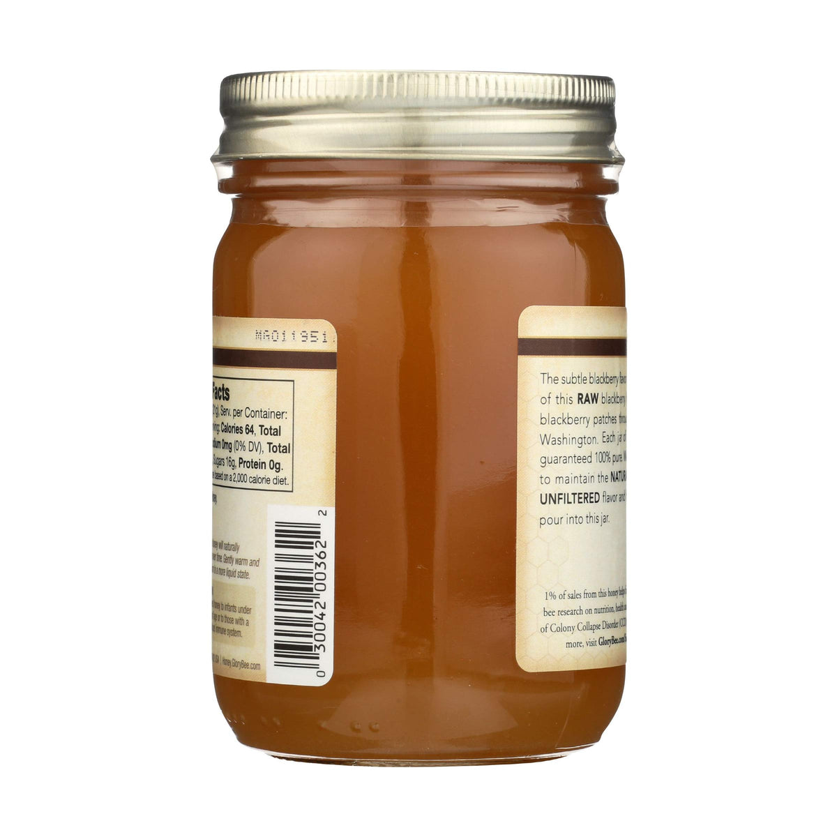 Raw Blueberry Blossom Honey