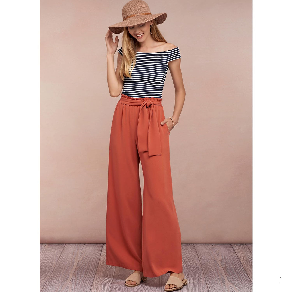 Simplicity S8605 Women's Pull-On Skirt & Wide-Leg Pants Sewing Pattern, Sizes 6-24