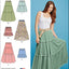 Simplicity S1110 Women's Tiered Skirt Sewing Pattern, Sizes XXS-XXL
