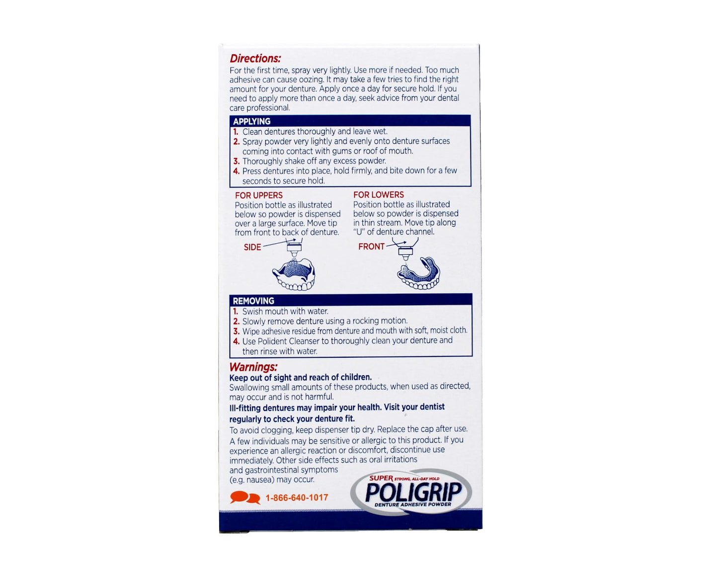 Glaxo Smith Kline Super Poligrip Denture Adhesive - 3634227EA - 1 Each/Each