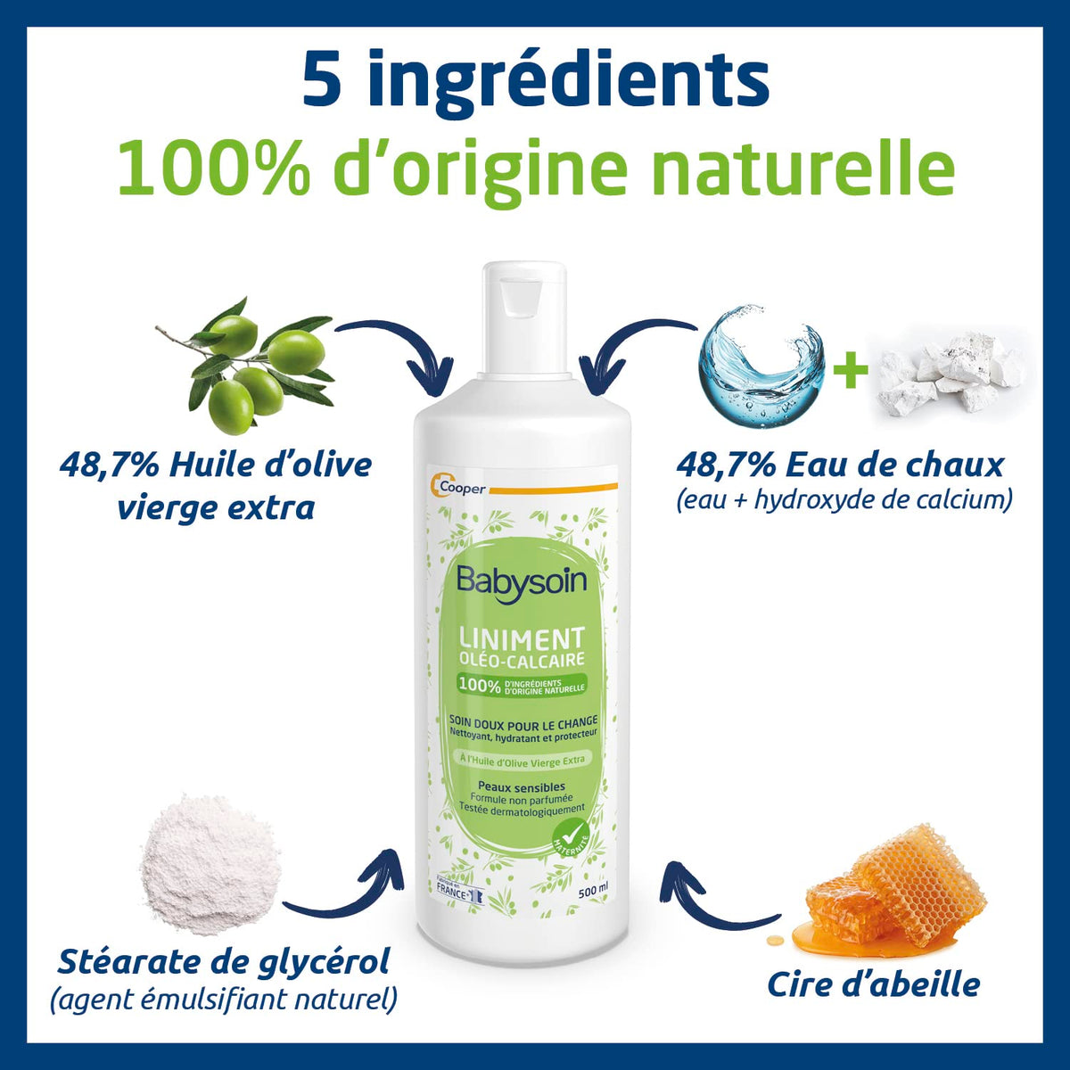 Cooper-Liniment Oleo Calcaire Cooper, 500 ml