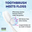MOUTHWATCHERS Manual Toothbrush for Adults, Ultra CleanToothbrush with Flossing Bristles, Good for Sensitive Teeth and Gums