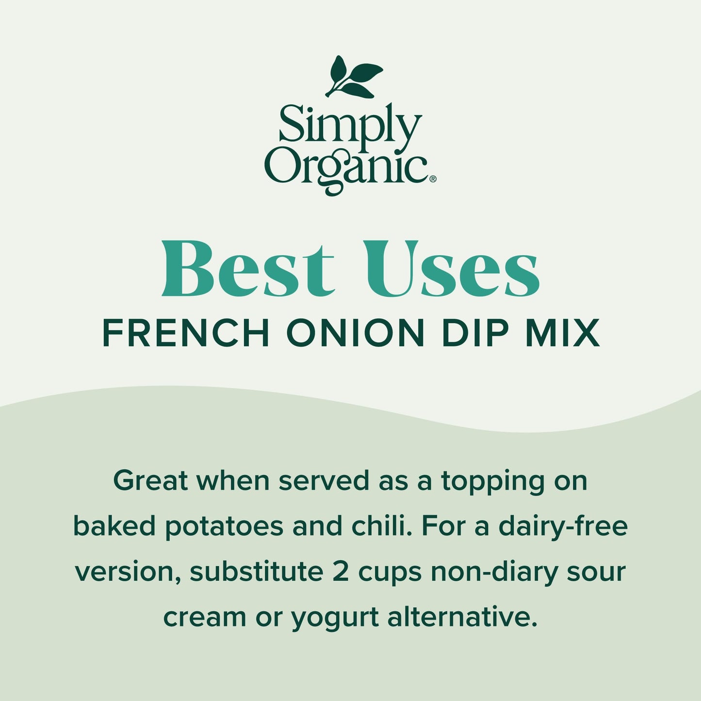 Simply Organic French Onion Dip, Certified Organic, Kosher, Mixes
