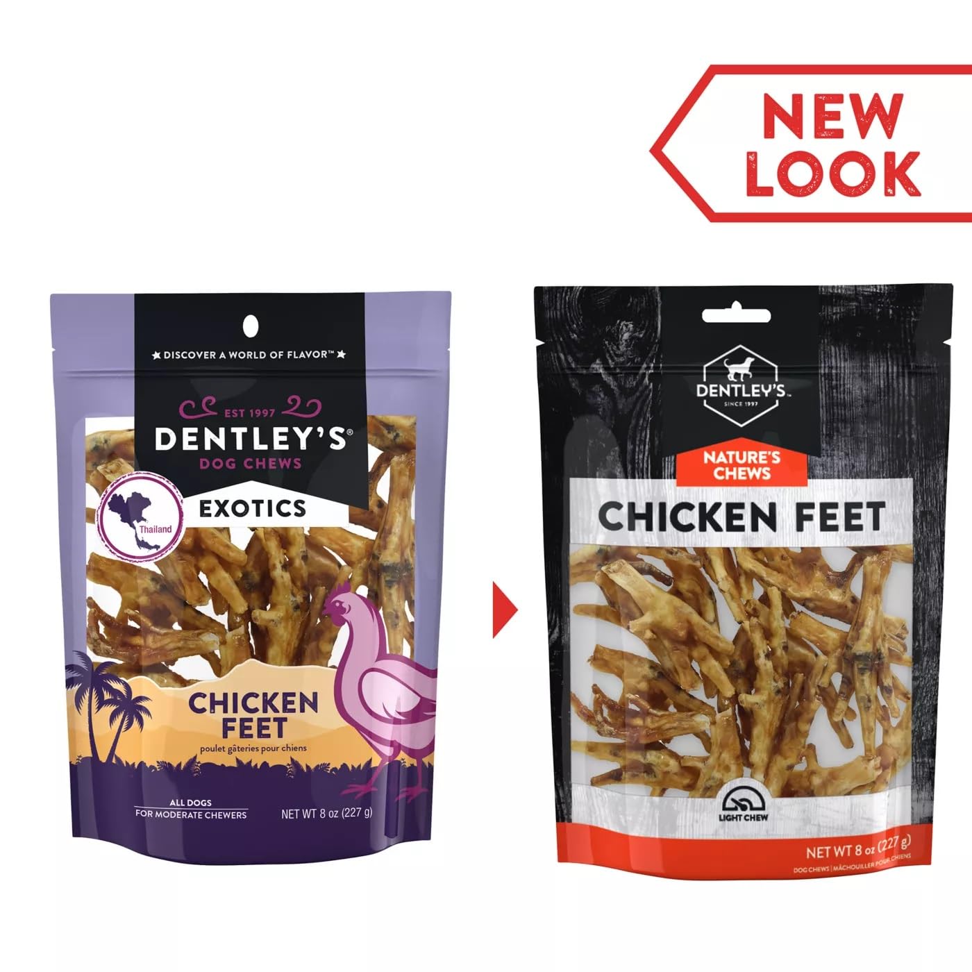 DENTLEY'S Nature's Chews Chicken Feet
