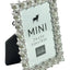 Studio Decor Silver Tone Imitation Pearl Metal Mini Picture Frame, 2 X 3 (Standard Version)