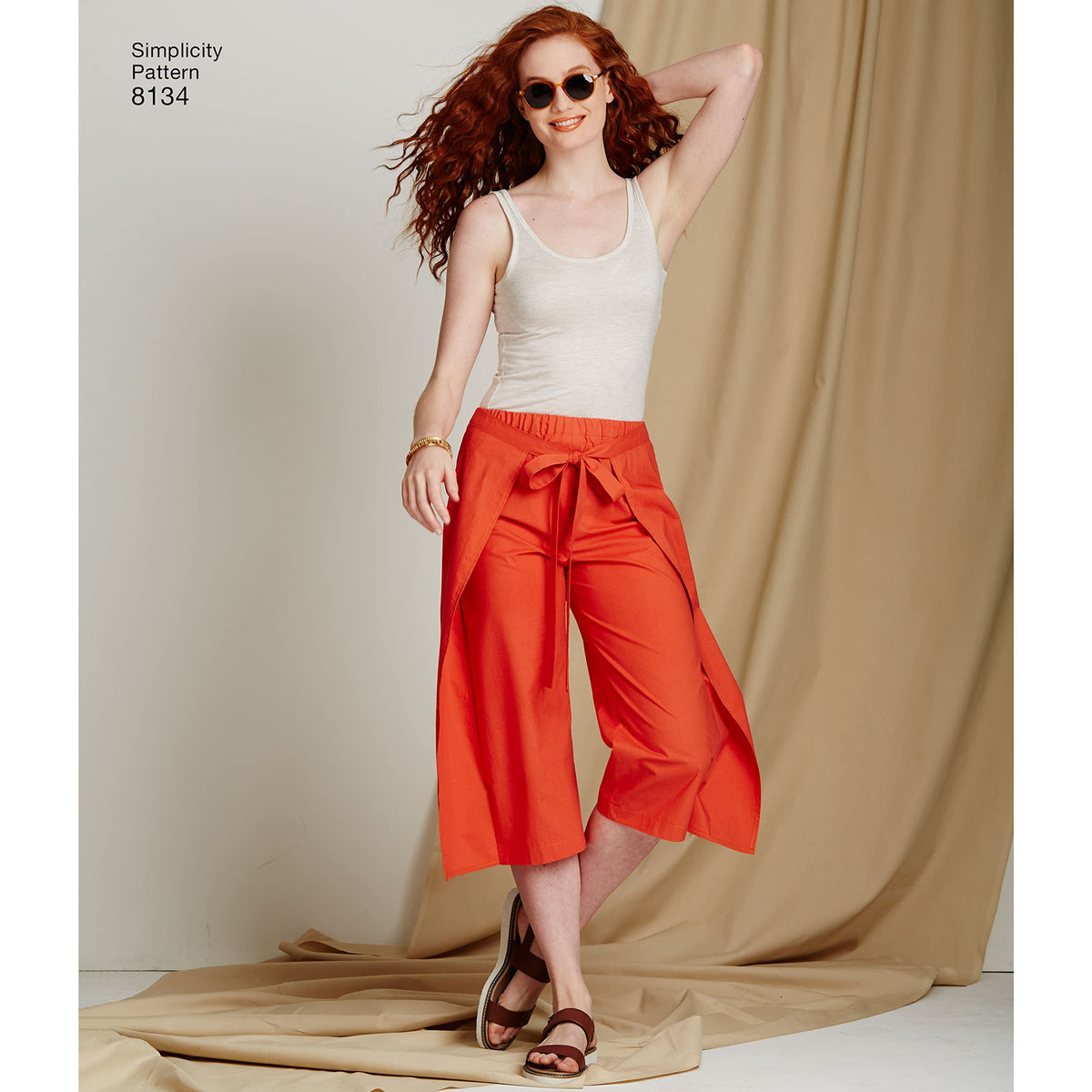 Simplicity S8134 Easy-to-Sew Women's Pants, Culottes & Shorts Sewing Pattern, Sizes 6-14