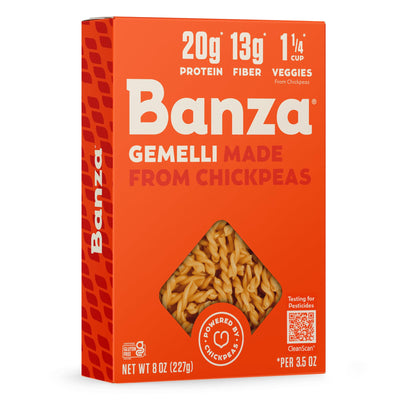 Banza Pasta Chickpea Gemelli, 8 oz
