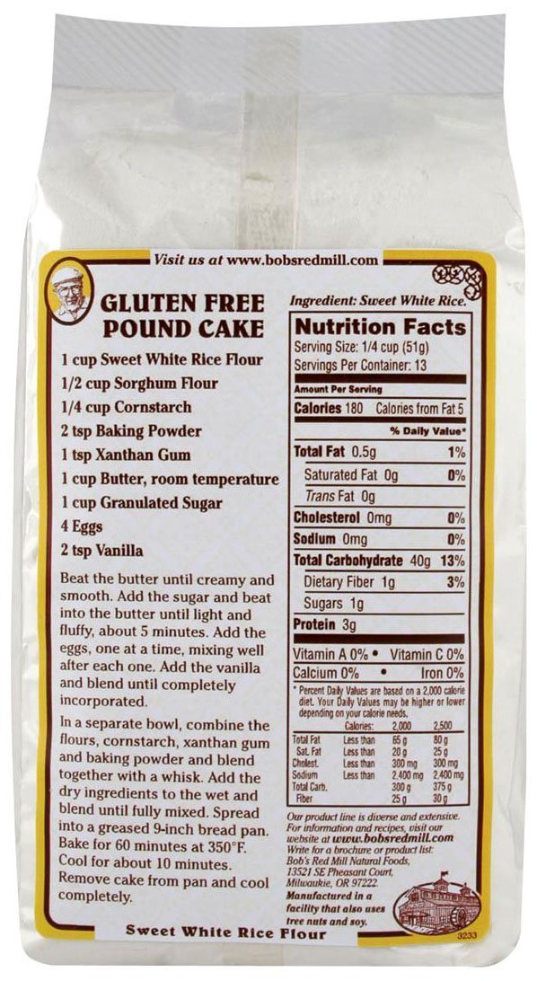 Bob's Red Mill Sweet White Rice Flour - 24 oz
