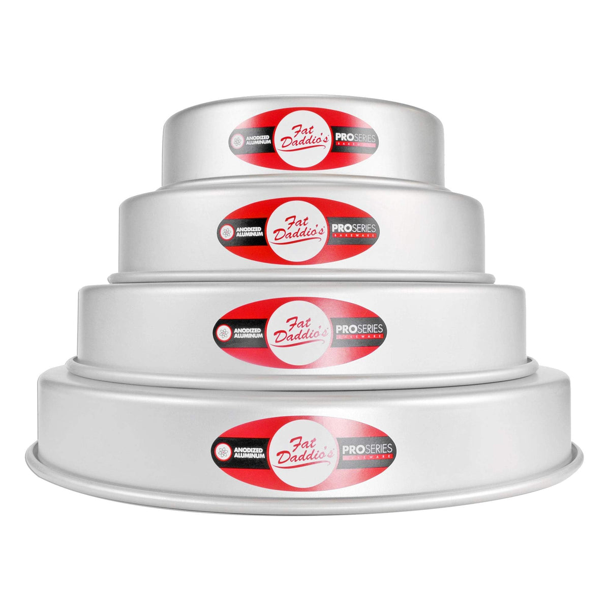 Fat Daddio's Anodized Aluminum Round Cake Pans