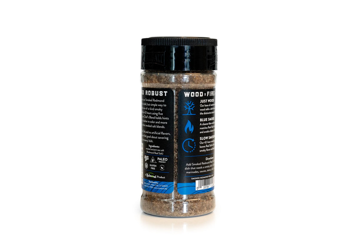 REDMOND Real Salt Smoked Salt, 5.5 oz shaker (FLAVOR)