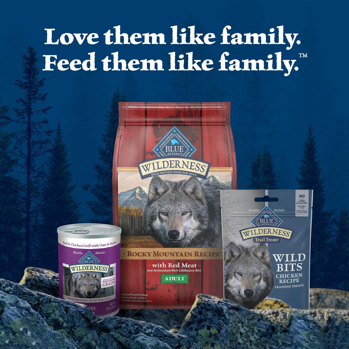 Blue Buffalo Wilderness Bits Bag Dog
