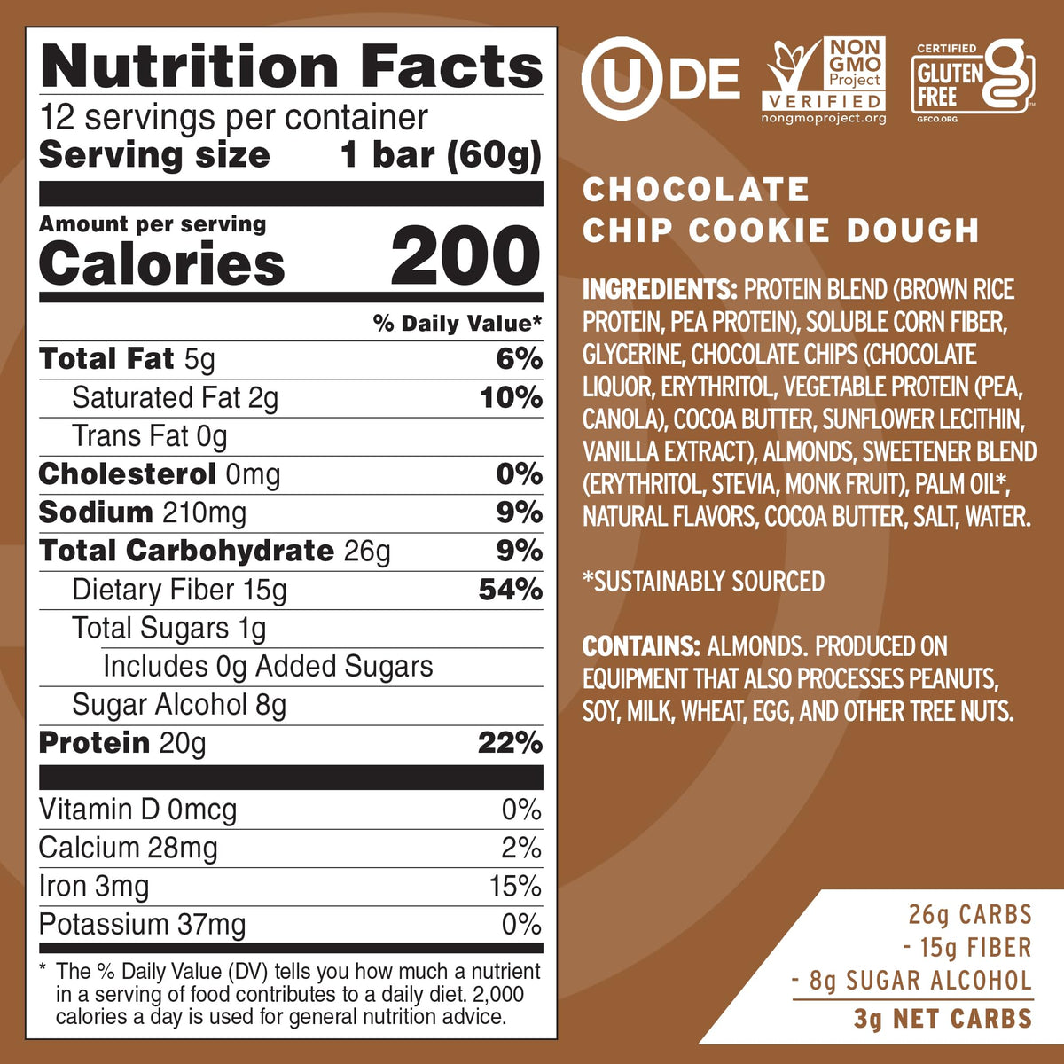 No Cow Key Lime Pie Vegan Protein Bars