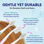 MOUTHWATCHERS Manual Toothbrush for Adults, Ultra CleanToothbrush with Flossing Bristles, Good for Sensitive Teeth and Gums