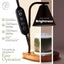 Candle Warmer Lamp with Timer, Dimmable Candle Warmer Lamp for Jar Candles, Electric Candle Warmer Auto Shutoff, Candle Warmer Lamp with 2 Bulbs for Scented Candles - Includes Free Wax Melt Dish