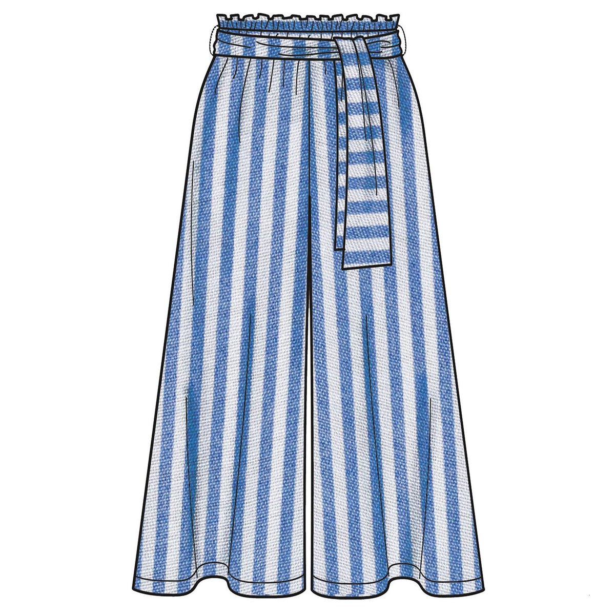 Simplicity S8605 Women's Pull-On Skirt & Wide-Leg Pants Sewing Pattern, Sizes 6-24