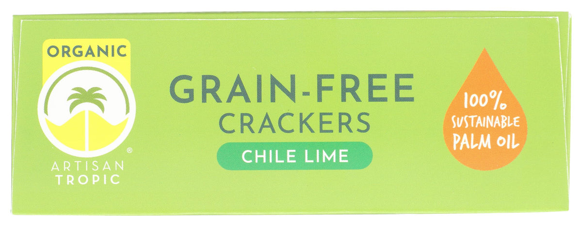 Artisan Tropic Organic Chile Lime Crackers, 4.25 Oz