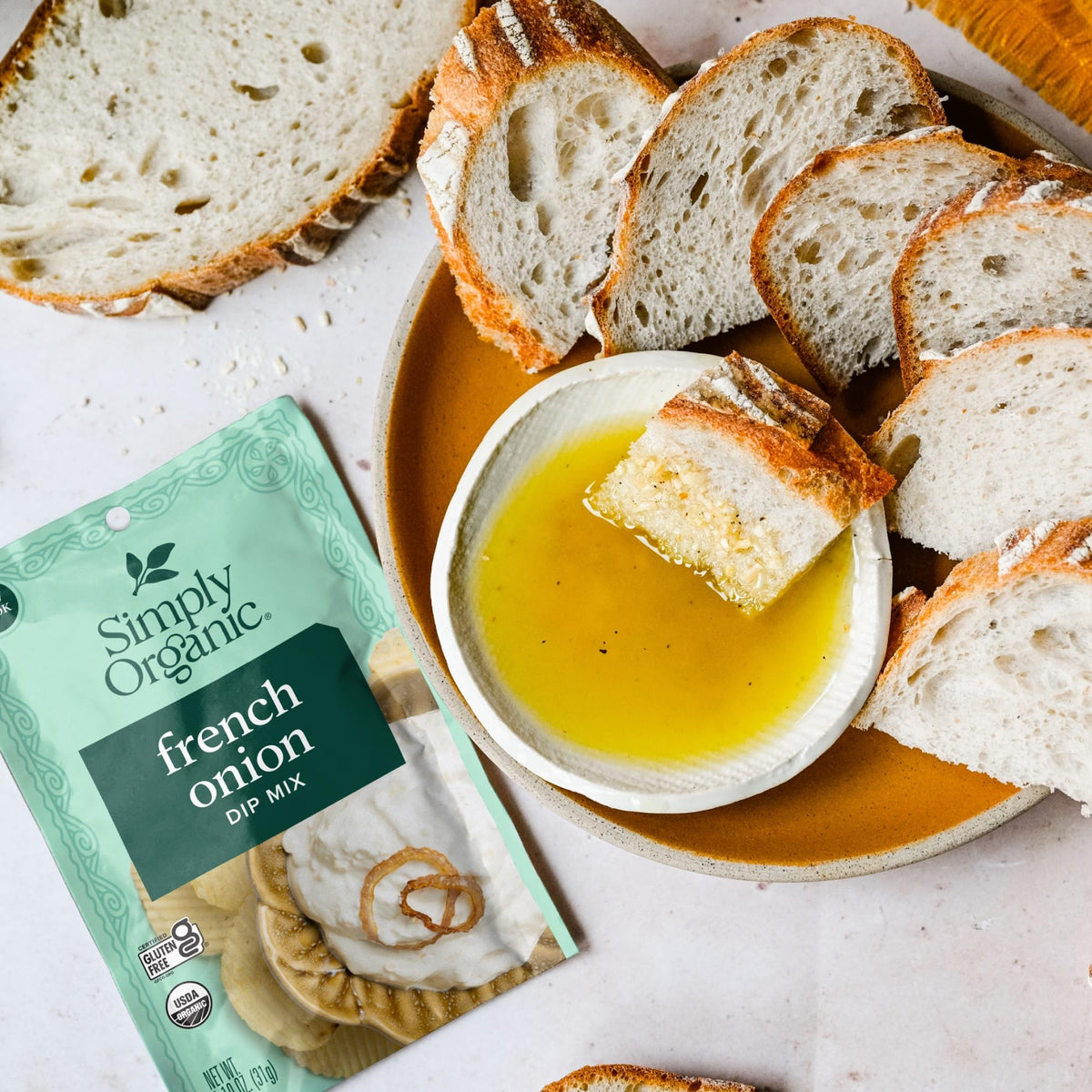 Simply Organic French Onion Dip, Certified Organic, Kosher, Mixes