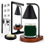 Candle Warmer Lamp with Timer, Dimmable Candle Warmer Lamp for Jar Candles, Electric Candle Warmer Auto Shutoff, Candle Warmer Lamp with 2 Bulbs for Scented Candles - Includes Free Wax Melt Dish