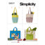 Simplicity S9517 Reusable Tote Bag Sewing Pattern, One Size