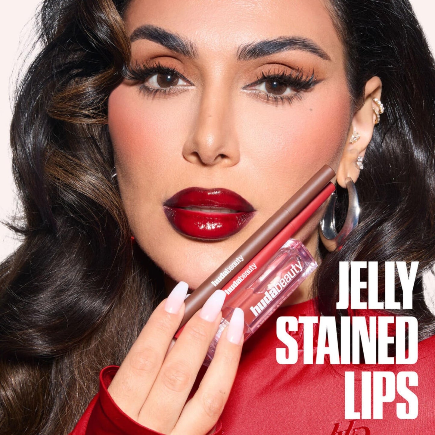 Huda Lip Contour Stain Lip Tint - Warm Brown (burnt brown) .03 Fl Oz
